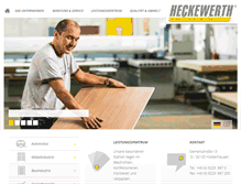 Tablet Screenshot of heckewerth.de